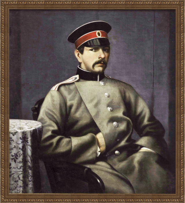 Неизвестный художник. 
А. Н. Карамзин (1814–1854). 
Холст, масло. 1854(?) г.